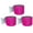 Hot Pink, variant on Carson Dellosa Education Navy Rolled Scalloped Border, 65 Feet Per Roll, Pack of 3