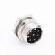 thumbnail image 2 of GX16 8-pin screw aviation plug and socket connector, 2 of 2