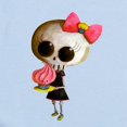 thumbnail image 2 of CafePress - Skeleton Girl With Cupcake Body Suit - Baby Light Bodysuit, Size Newborn - 24 Months, 2 of 4