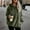 Dark Green, variant on Sweaters for Women Fall Fashion Oversized Sherpa Pullover Zipup Hoodie with Pockets Fuzzy Fleece Sweatshirt Fluffy Coat Long Sleeve Hooded Blouse Sweatshirt