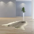 thumbnail image 2 of Natural Grey Brazilian Cowhide Rug, 2 of 5