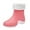 Pink, variant on AUXDIQ Wellington Boots Women Mid-calf Wellies Waterproof Rain Boots Outdoor Garden Shoes