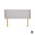 thumbnail image 2 of Cabecera Matrimonial Lumen Gris Claro Raya Vertical 3 En 1 Moderna, 2 of 7
