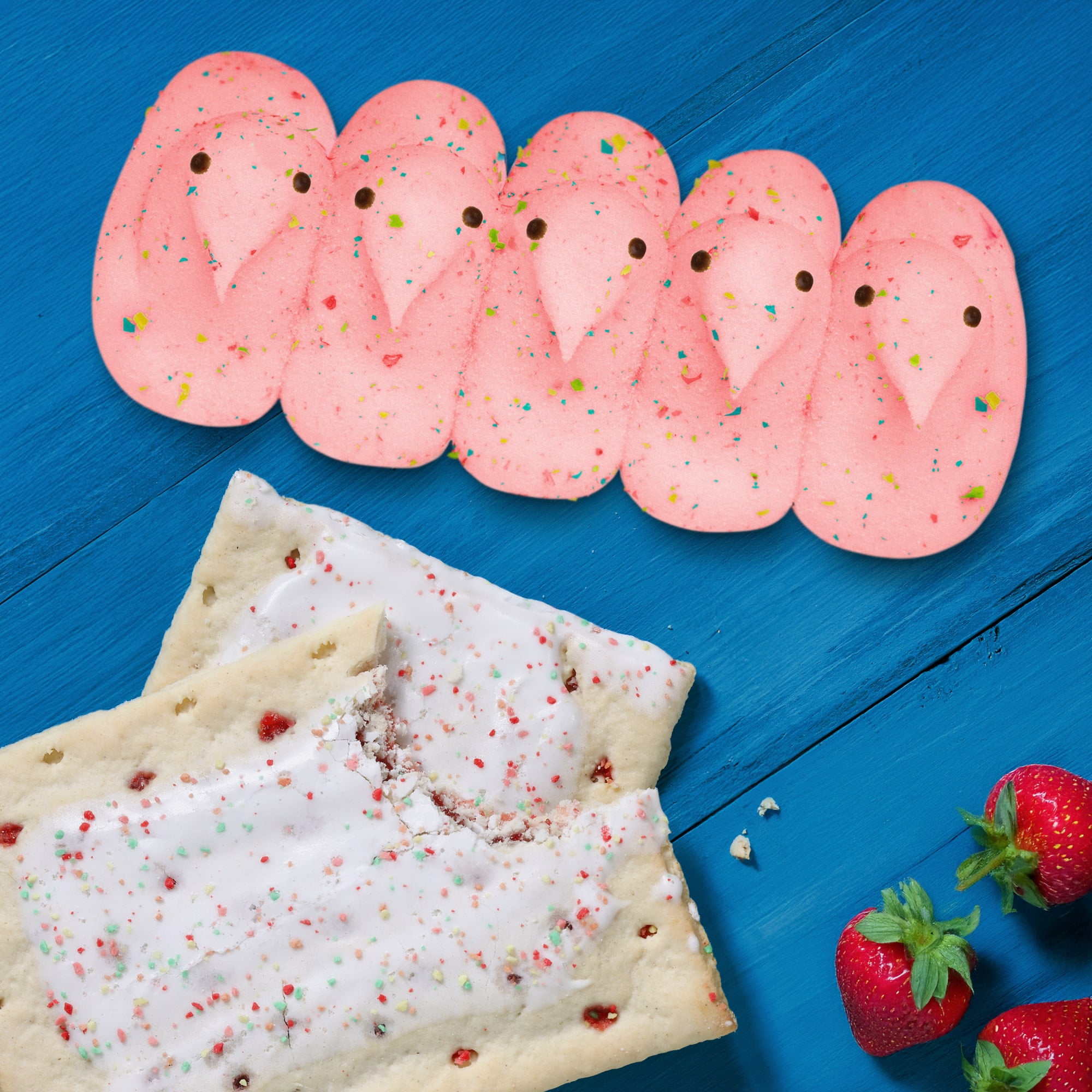 PEEPS, POP-TARTS Frosted Strawberry Flavored Marshmallow Chicks