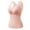 Pink#2, variant on Xugsiok Underwear Vest for Women Seamless Lace Thermal Tank Top Warm Base Sleeveless V Neck Fleece Underwear Tops Vest Bottoming for Cold Weather