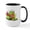 White/Black Inside, variant on CafePress - Blushing Frog Large Mug - 15 oz Ceramic Large White Novelty Mug