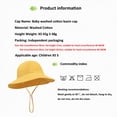 thumbnail image 3 of Gibobby Baby Sun Hat UPF 50+ Sun Protective Toddler Bucket Hat Cartoon Print Wide Brim Summer Outdoor Play Beach Hat for Boys Girls 12-18 Months 1T 2T 3T 4T 5T 6T(S,N), 3 of 7