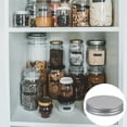 thumbnail image 6 of 16Pcs 70mm Practical Air Tight One-piece Type Tinplate Secure Mason Jar Lids, 6 of 13
