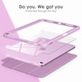 thumbnail image 4 of DTTOCASE iPad 10th Generation Case 2022, iPad 10.9 Inch Cover with Clear Transparent Back-Orchid, 4 of 7
