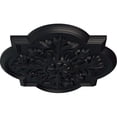thumbnail image 3 of Ekena Millwork 20"OD x 1 3/4"P Bonetti Ceiling Medallion (Fits Canopies up to 5 1/8"), Hand-Painted Steel Gray, 3 of 6