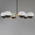 thumbnail image 4 of 24646MRBKNAB Maxim Lighting Lucerne - 6 Light Chandelier-20.25 Inch Tall and 33 Inch Wide, 4 of 5