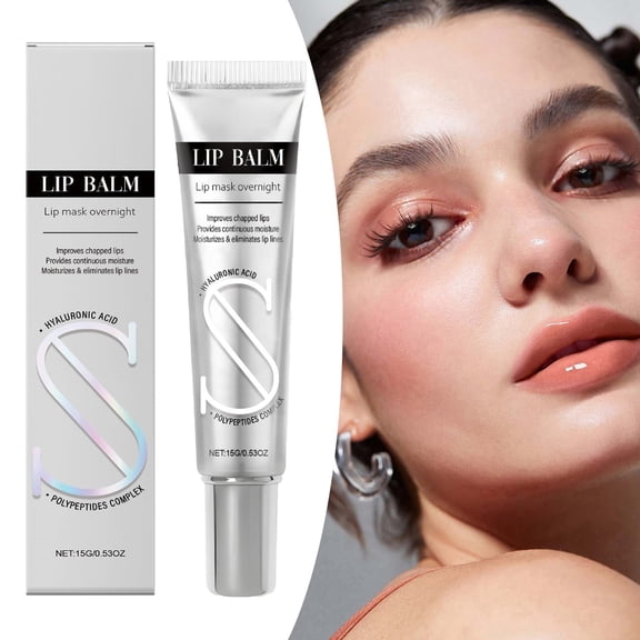 Peptide Lip Balm Set - Travel Size Night Moisturizing, Dry Lip Repair, Hydrating Lip Care, Lip Skin Nourishing, 0.11Oz*3Pcs, Compact Portable, Winter Lip Balm, Holiday Lip Balm, Gi Makeup Organizers