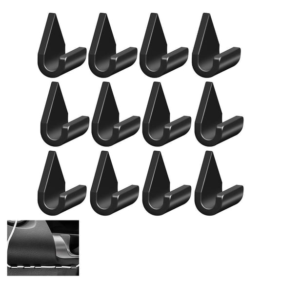 Plastic Car Charger Data Cable Fixing Clip with Compact and Simple Design for Car Interior