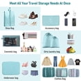 thumbnail image 2 of Juego de 10 bolsas organizadoras de equipaje YEEYAA de Packing Cubes para viajes, 2 of 8