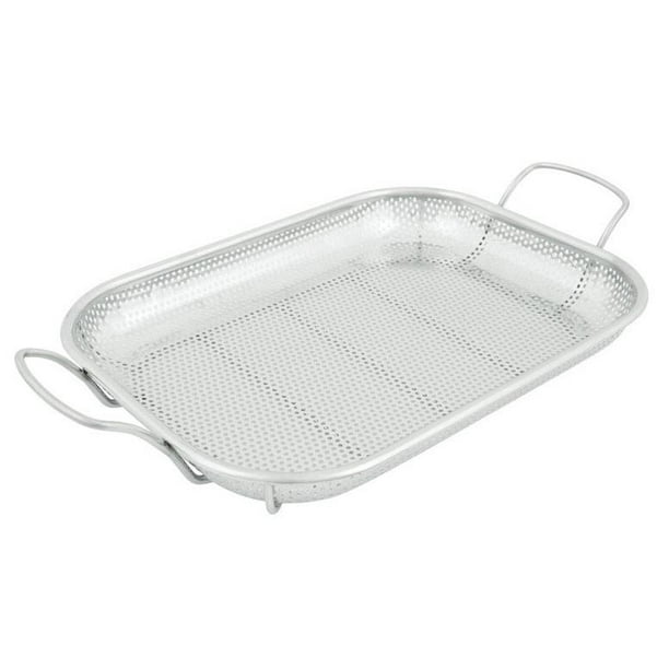 GrillMark 98190 Roaster Basket, Stainless Steel