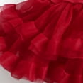 thumbnail image 4 of CUZIBR Baby Girl Winter Outfits Short Sleeve Lace Ruffles Tutu Skirt Romper With Headband Princess Dress Wear Fashion Fall Winter Outfits,E,6-9 Months, 4 of 7