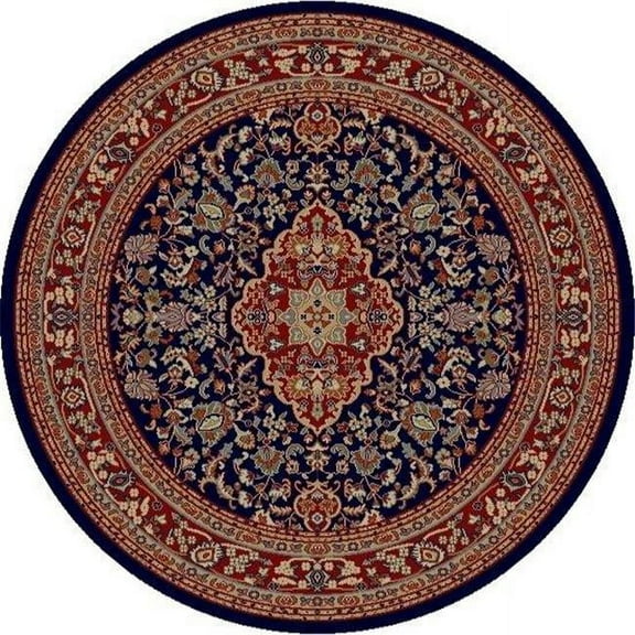 Concord Global 41045 5 ft. 3 in. x 7 ft. 7 in. Jewel Heriz - Navy