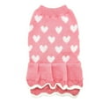 thumbnail image 1 of Bangus Robe Longue en Tricot pour Chien, Col Roulé, Chandail Chaud d'Hiver pour Chiot, Longues Robes, 1 of 5