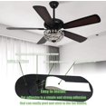 thumbnail image 6 of 12 Pack Ceiling Fan Filters for Blades, Ceiling Fan Filter, Unscented Activated Coconut Shell Carbon Ceiling Fan Air Filter-Easy-Stick Ceiling Fan Air Filters, Universal Ceiling Fan Blade(10mm thick), 6 of 7
