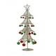 thumbnail image 1 of Árbol de navidad de hierro forjado de metal con cascabeles decoración de mesa vintage decoración de fiesta de navidad Adepaton  CPB-SSW141-1, 1 of 5