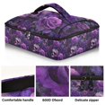 thumbnail image 2 of Iauyy Casserole Carrier for Hot Food Insulated Casserole Travel Carry Bag with Lid Food Warmer Bag for Party/Picnic,Purple Artistic Style, 2 of 7