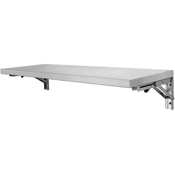 Folding Concession Shelf 71" x 12",Stainless Steel Drop Down Folding Serving Food Shelf Concession Stand Serving Shelf for Concession Showcase,Kitchen,Restaurant,Garage,Laundry,Utility Room