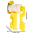 thumbnail image 4 of CNKOO 12/9 inch Paint Edger Roller Brush Hand-held Clean-Cut Paint Roller Brush Portable Paint Edger Tool with Roller and Brush for Home Room Wall Ceiling Window Painting, 4 of 7