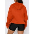 thumbnail image 4 of KISSMODA Women Half Zipper Pullover Sweatshirt Long Sleeve Hoodies Kangaroo Pocket Fleece Basic Sweater, 4 of 4