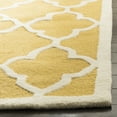 thumbnail image 3 of SAFAVIEH Cambridge Merletta Geometric Wool Area Rug, Gold/Ivory, 8' x 10', 3 of 8
