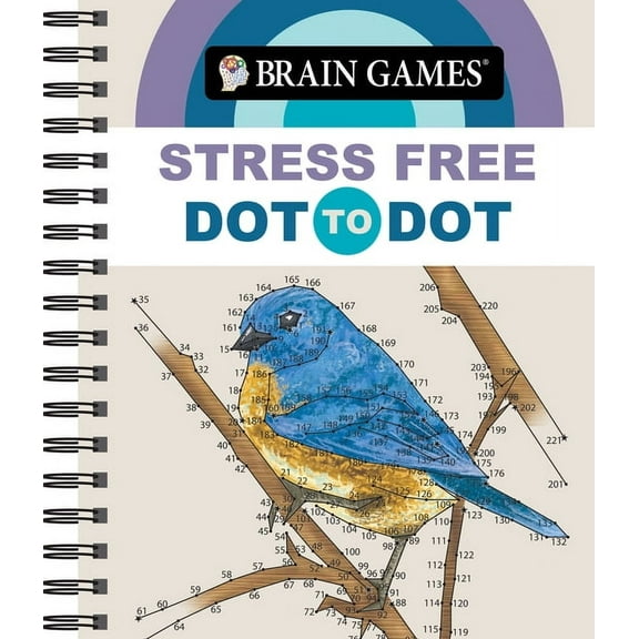 Brain Games Brain Games - Stress Free: Dot-To-Dot, (Spiral-Bound)