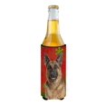 thumbnail image 4 of Carolines Treasures KJ1187MUK Flocons de Neige Rouges Fête Noël German Shepherd Michelob Ultra Manchons de Bouteille pour Boîtes Minces, 4 of 9