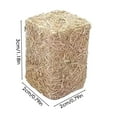 thumbnail image 2 of Yhuaoa 4pcs Mini Hay Bales Set Small Hay Bales Small Hay Bales For Decoration Faux Hay Bales Hay For Decoration Mini Straw Bales Haystack Model For Fall Decor Diy Mini Landscape Fake Hay Decor, 2 of 5