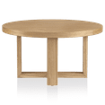 thumbnail image 3 of Bouclair Natural Wooden Round Coffee Table, 3 of 10