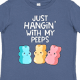 thumbnail image 4 of Inktastic Easter Hangin' with My Peeps Boys or Girls Toddler T-Shirt, 4 of 5