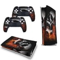 thumbnail image 5 of Dark Skull PS5/PS5 Pro/PS5 Slim Digital Disc Skin Sticker For Console And Controller Skins, 5 of 7