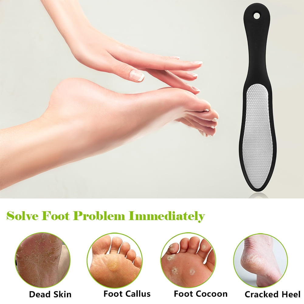 Heal A Heel NanoGlass Foot File, Foot Scrubber for Cracked Heels, Callus  Remover For Feet, Cracked Heel Treatment with Never Dull Technology