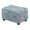 Blue Cherry Blossom, variant on Xoenoiee Black Leopard Print Ottoman Cover Stretch Soft Fabric Slipcover Rectangle Footrest Washable Sofa Slipcovers Removable Stool Cover Footstool Protector Covers, S
