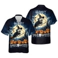 thumbnail image 3 of Happy Halloween Old English Sheepdog Witch Pumpkins Bats Hawaiian Shirt Breathable Summer Unisex Merch Dog Lover - 13012, 3 of 6