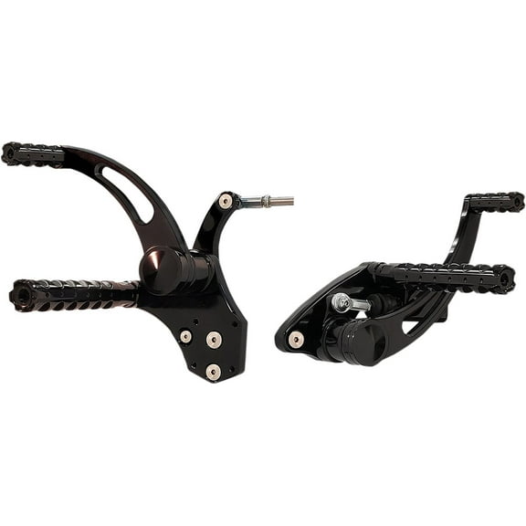 Accutronix AK Slotted Muzzle Brake Black Forward Controls (FC103-SSAKB)