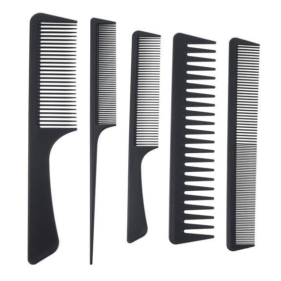 WHAMVOX  5 Pcs Rat Tail Combs for Parting Fiber Teasing Personal Use Miss