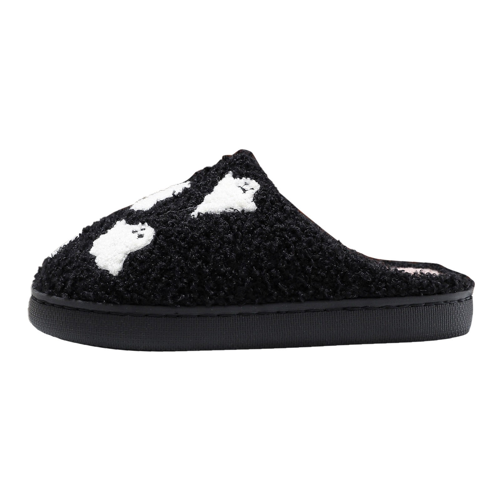 Chaussons Hiver Motifs Halloween En Coton - Confortables Et Chauds Pour Homme Et Femme - Semelle Antidérapante