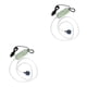 thumbnail image 2 of Bomba de aire de oxígeno Methold aireador de compresor silencioso para acuario USB Verde 2Conjunto, 2 of 6