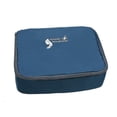 thumbnail image 1 of Neceser cosmético HUOGUO Bolsa de maquillaje azul poliéster, 1 of 2