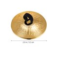 thumbnail image 2 of RENACLIPY 10pcs Finger Cymbals Belly Copper Golden Simple Design Educational Props, 2 of 6