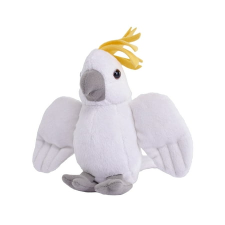 Wild Republic Pocketkins Eco Cockatoo Stuffed Animal 5 Inches