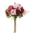 thumbnail image 1 of Rose Bouquet Bride Bouquet Fotografía Props Flores artificiales Centros de mesa florales para decoración de la mesa de comedor Matrimonio, 1 of 8