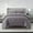 Grayish Purple, variant on Lanco Burnt Orange Comforter Set Queen Size, 7 Piece Diamond Quilting Solid Bedding Set, Matching Flat sheet, Fitted sheet, Pillows & Shams