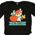 thumbnail image 4 of Inktastic 1st Birthday Woodland Fox 1 Year Old Boys or Girls Long Sleeve Baby Bodysuit, 4 of 5