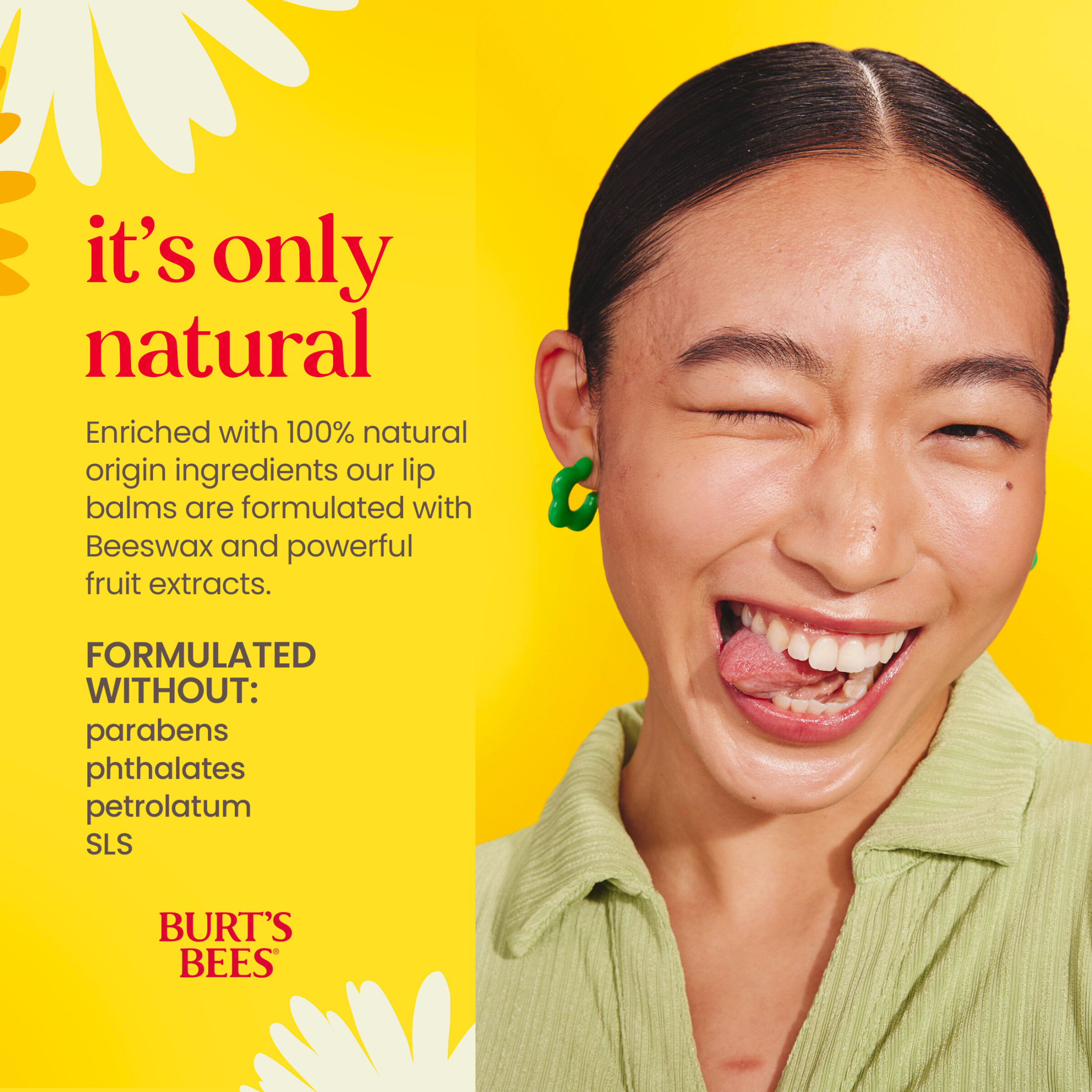Burt's Bees 100% Natural Origin Moisturizing Lip Balm, with Beeswax, Vitamin E & Peppermint Oil, 3 Tubes - image 5 of 16