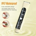 thumbnail image 4 of 2-in-1 Bikini Trimmer, Dual Head Electric Shaver,Rechargeable High Definition Display, IPX7 Waterproof for Both Dry and Wet Use,Suitable for Private Areas of the Body and Face,Beige, 4 of 8